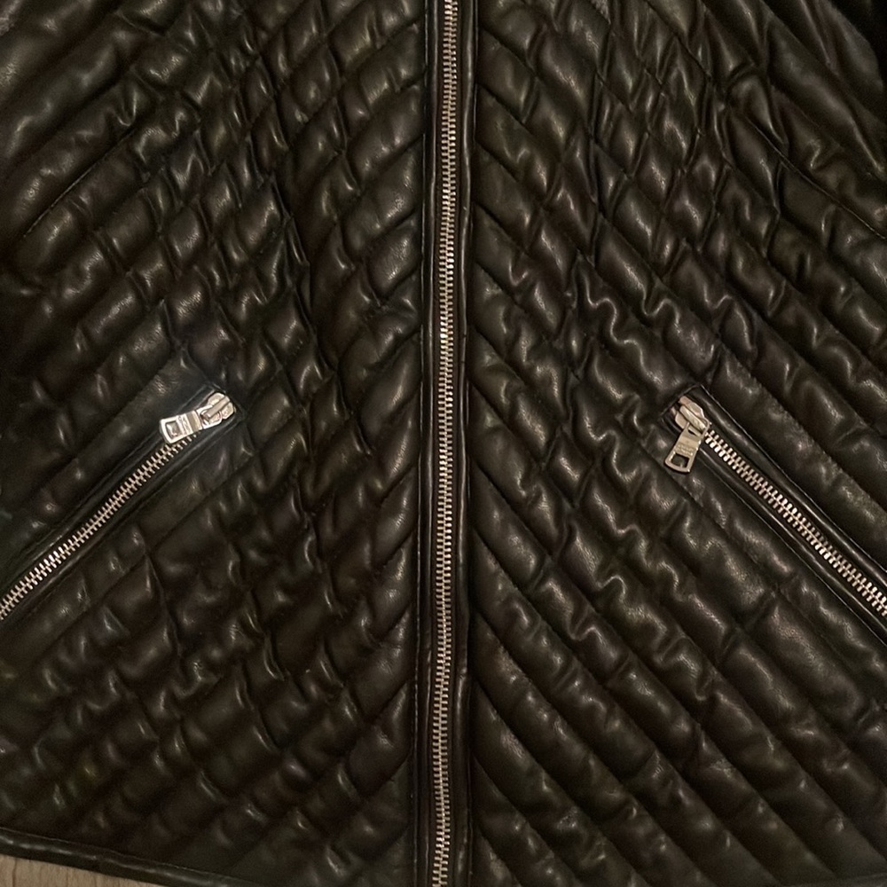 Armani Exchange Leather Jacket . 100% Authentic .… - image 4